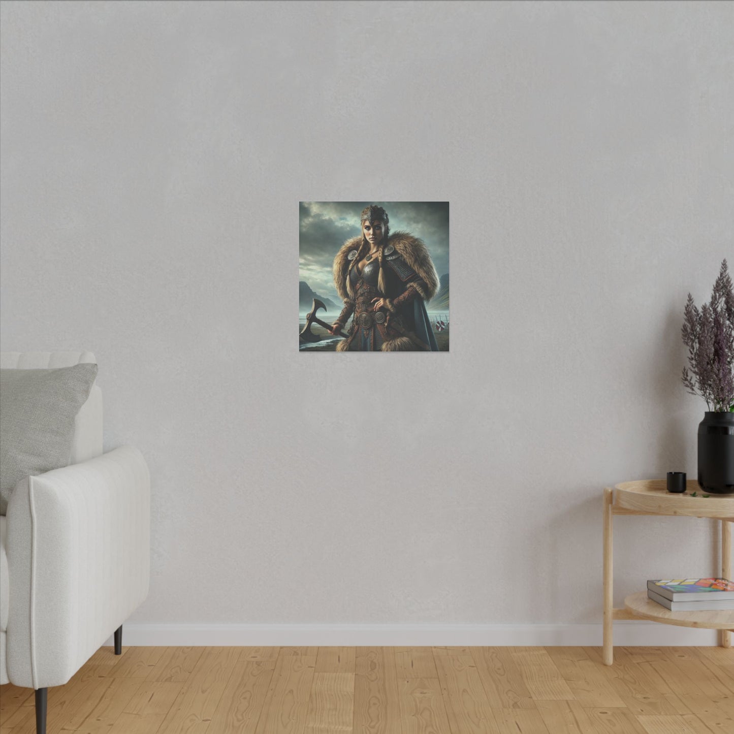 Canvas Print - Freydis on The Battlefield