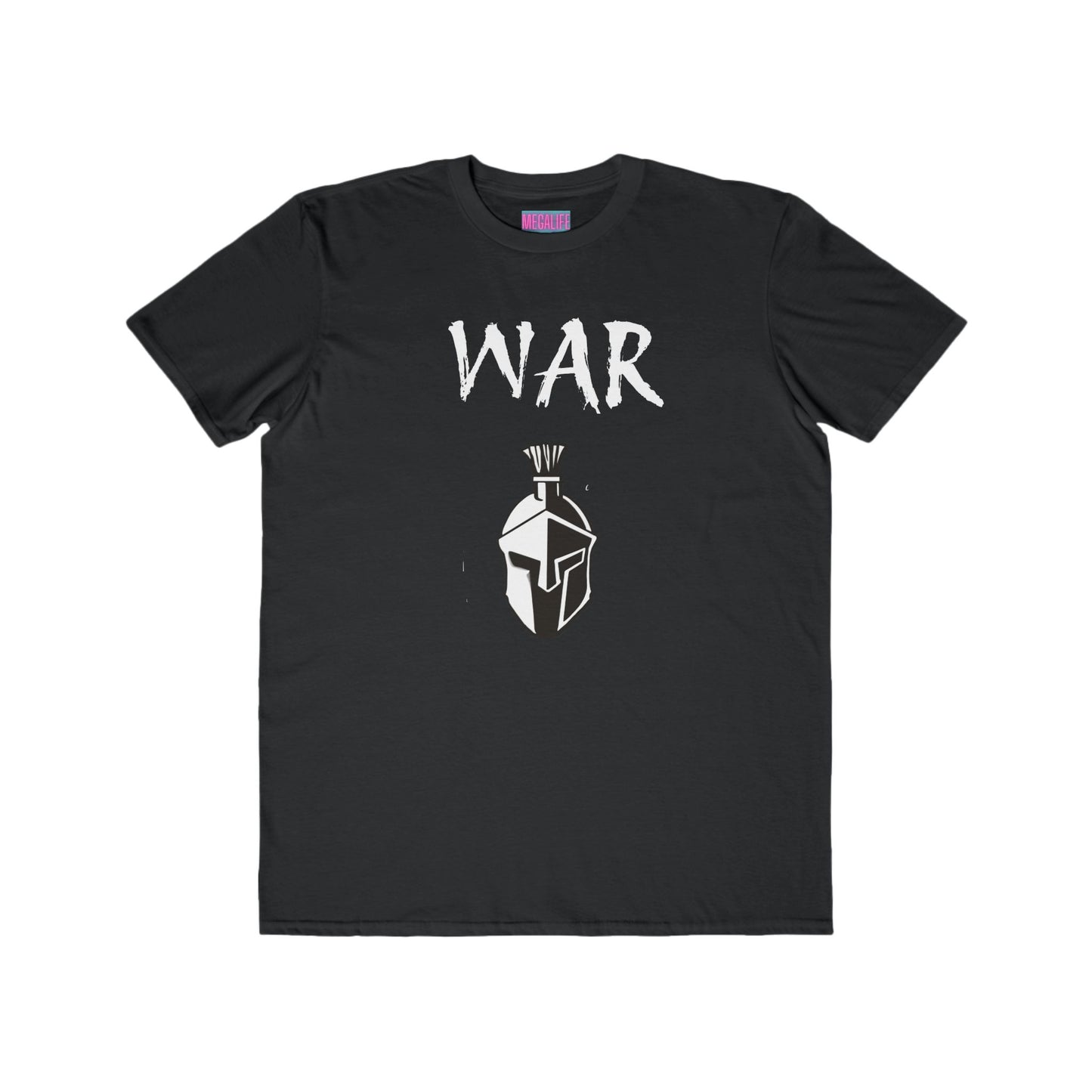 Men's Tee - War- With Spartan Helmet