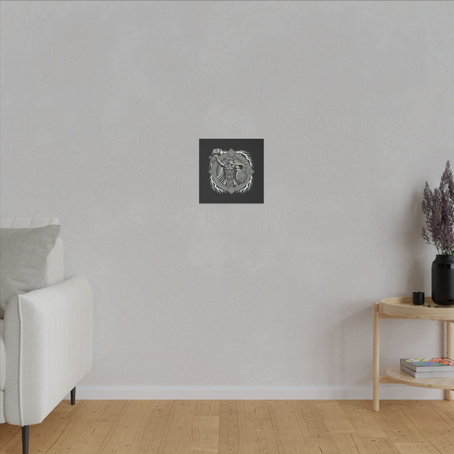 Canvas Print - Thor and His Hammer, We Don't Fear The Storm, We Are The Storm