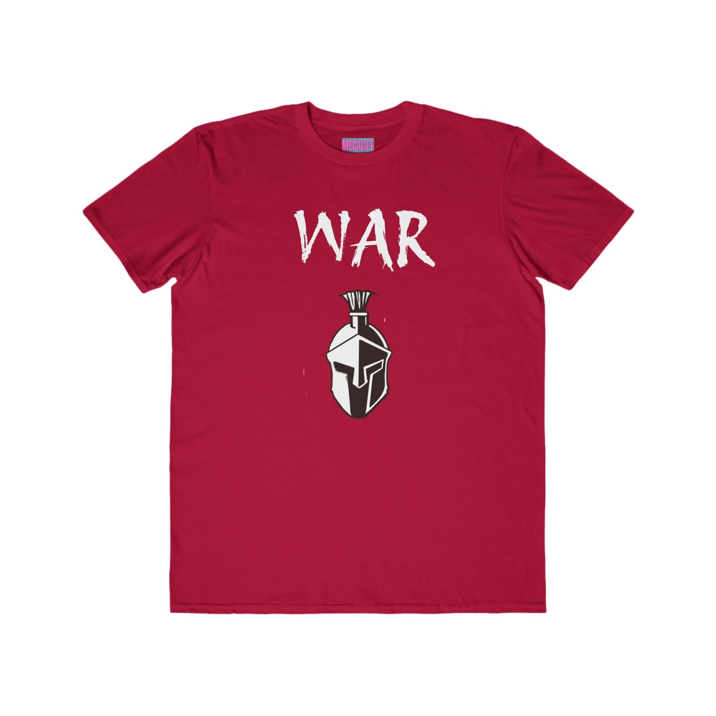 Men's Tee - War- With Spartan Helmet