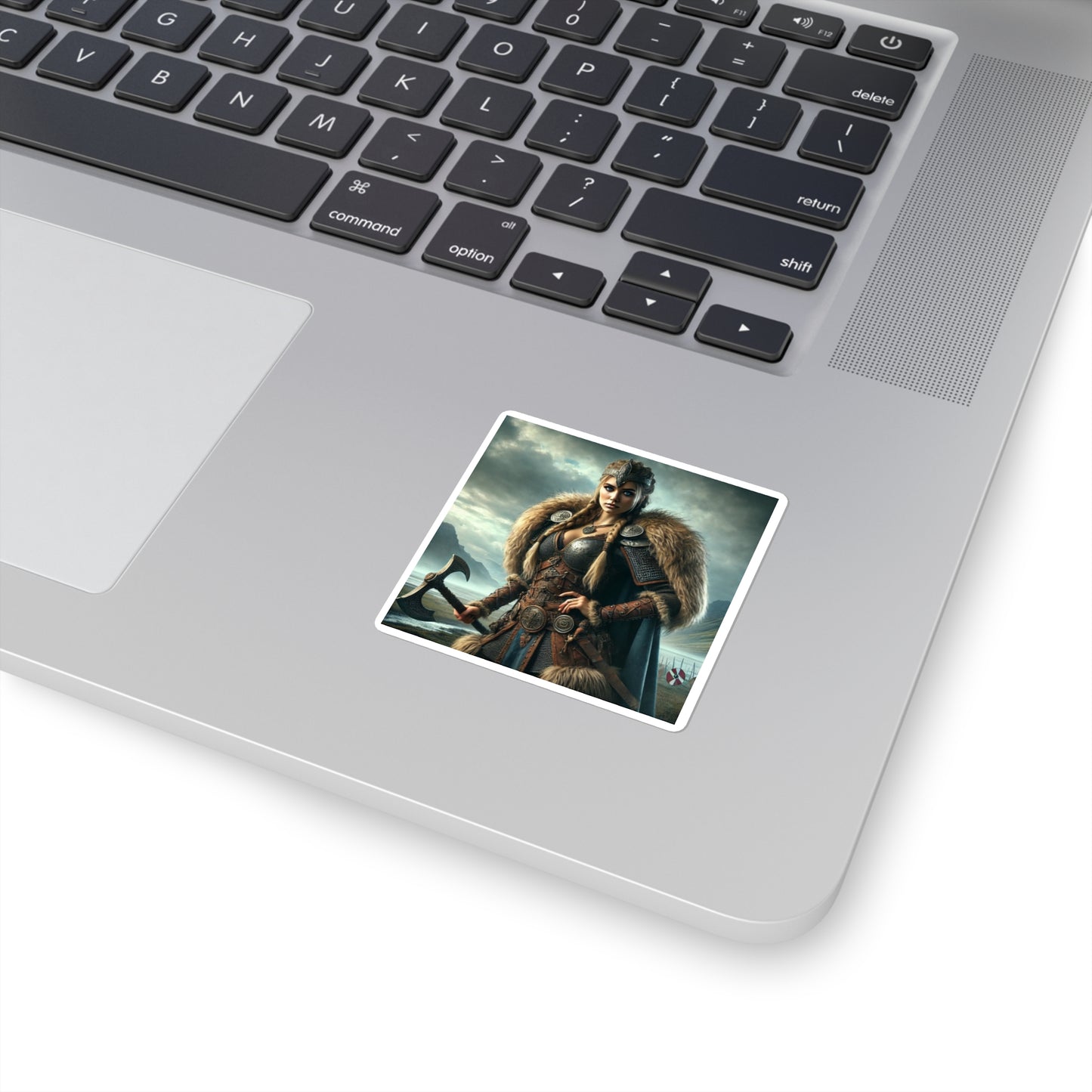 Square Stickers - Freydis on The Battlefield