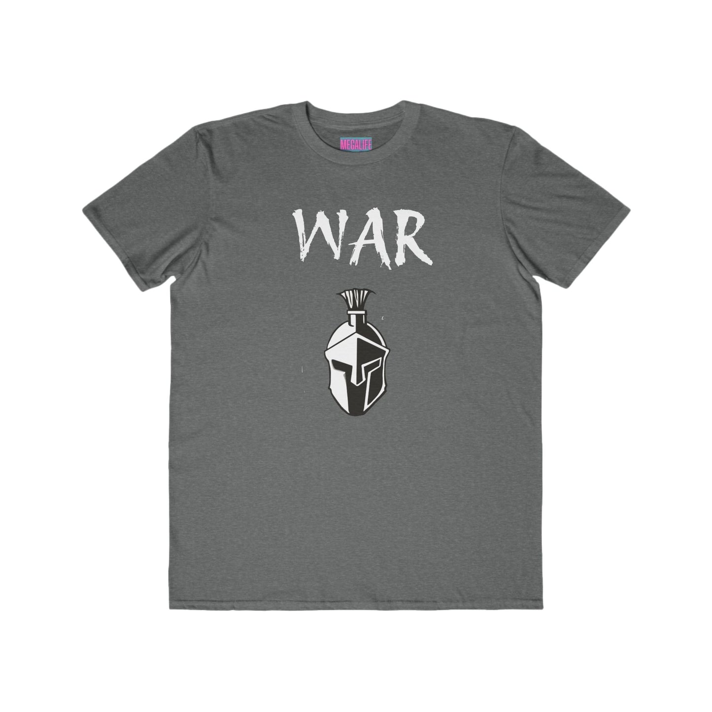 Men's Tee - War- With Spartan Helmet