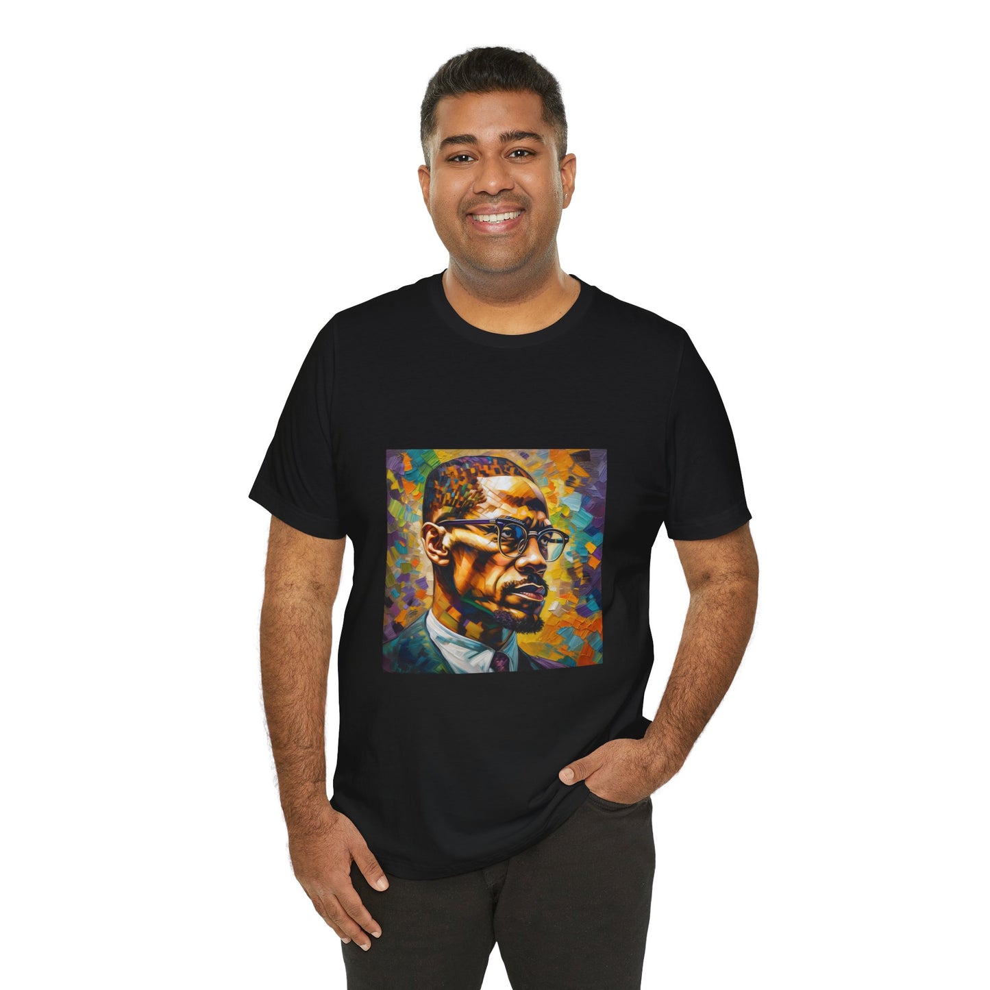 “Malcom X” (Unisex Jersey Short Sleeve Tee)