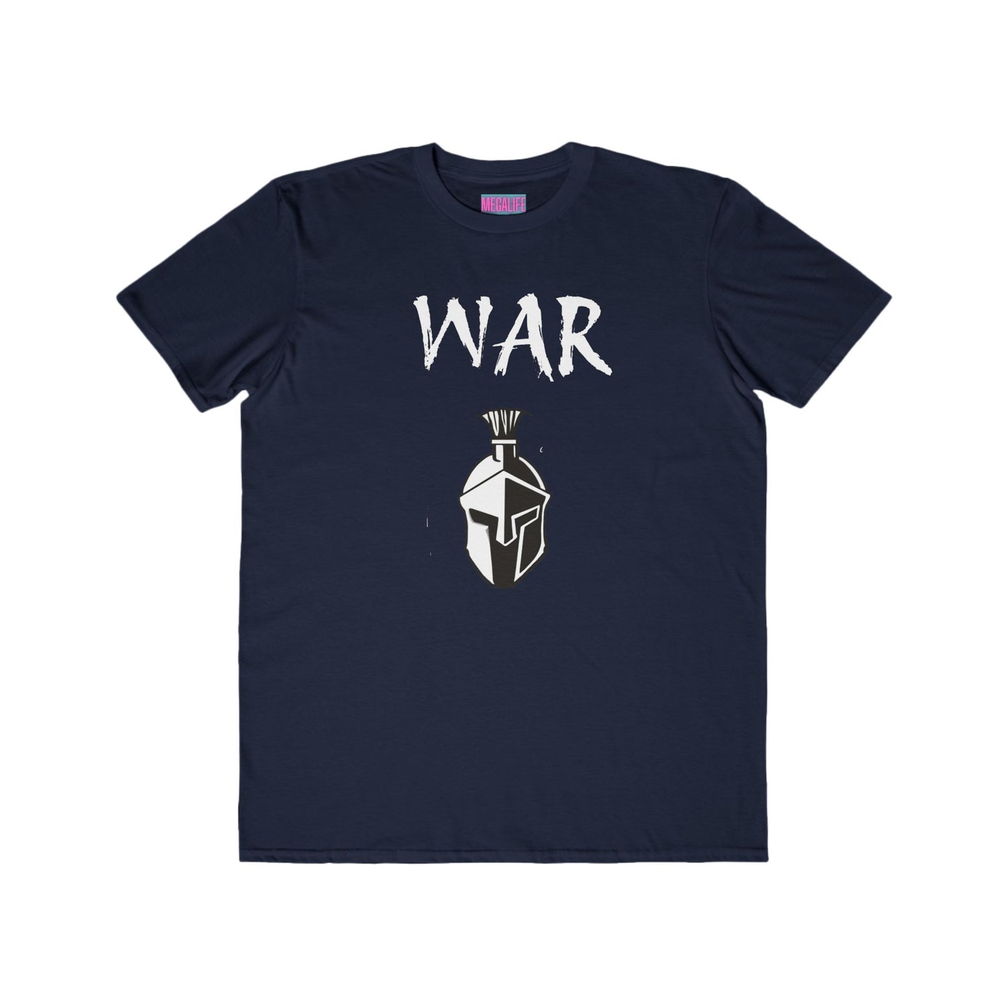 Men's Tee - War- With Spartan Helmet